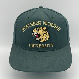 Vintage Northern Michigan University American Needle NMU Hat *BROKEN SNAPS* READ